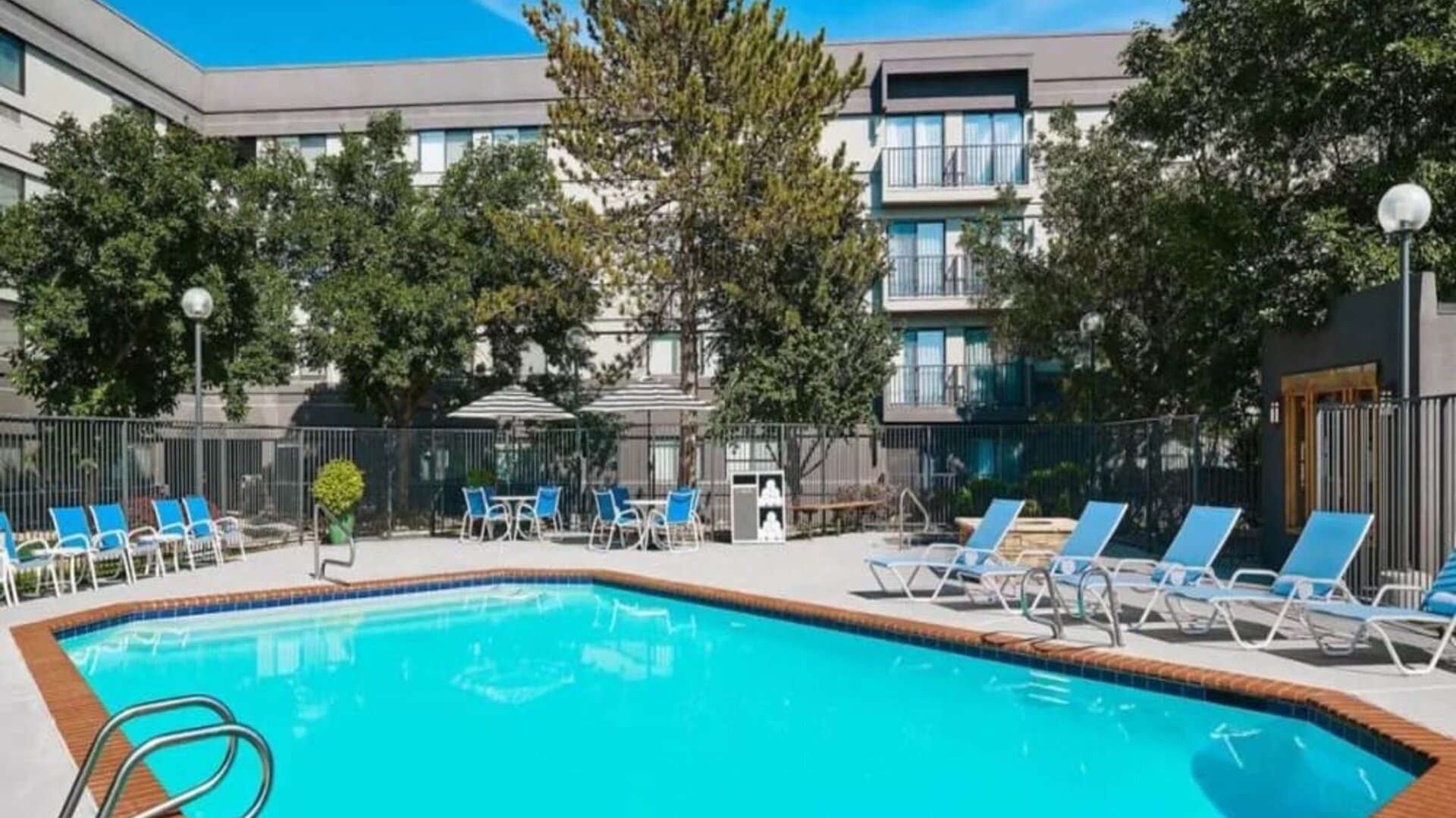 Refreshing outdoor pool at Four Points By Sheraton Salt Lake City Airport.