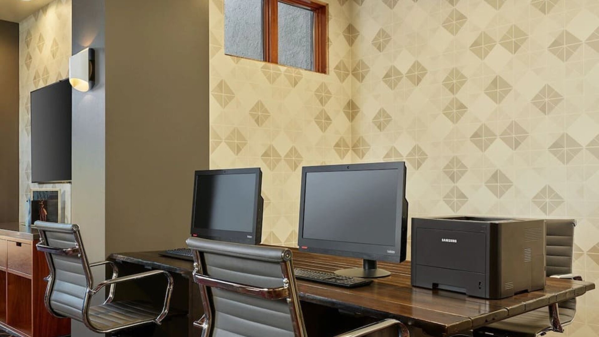 Business center available at Four Points By Sheraton Salt Lake City Airport.