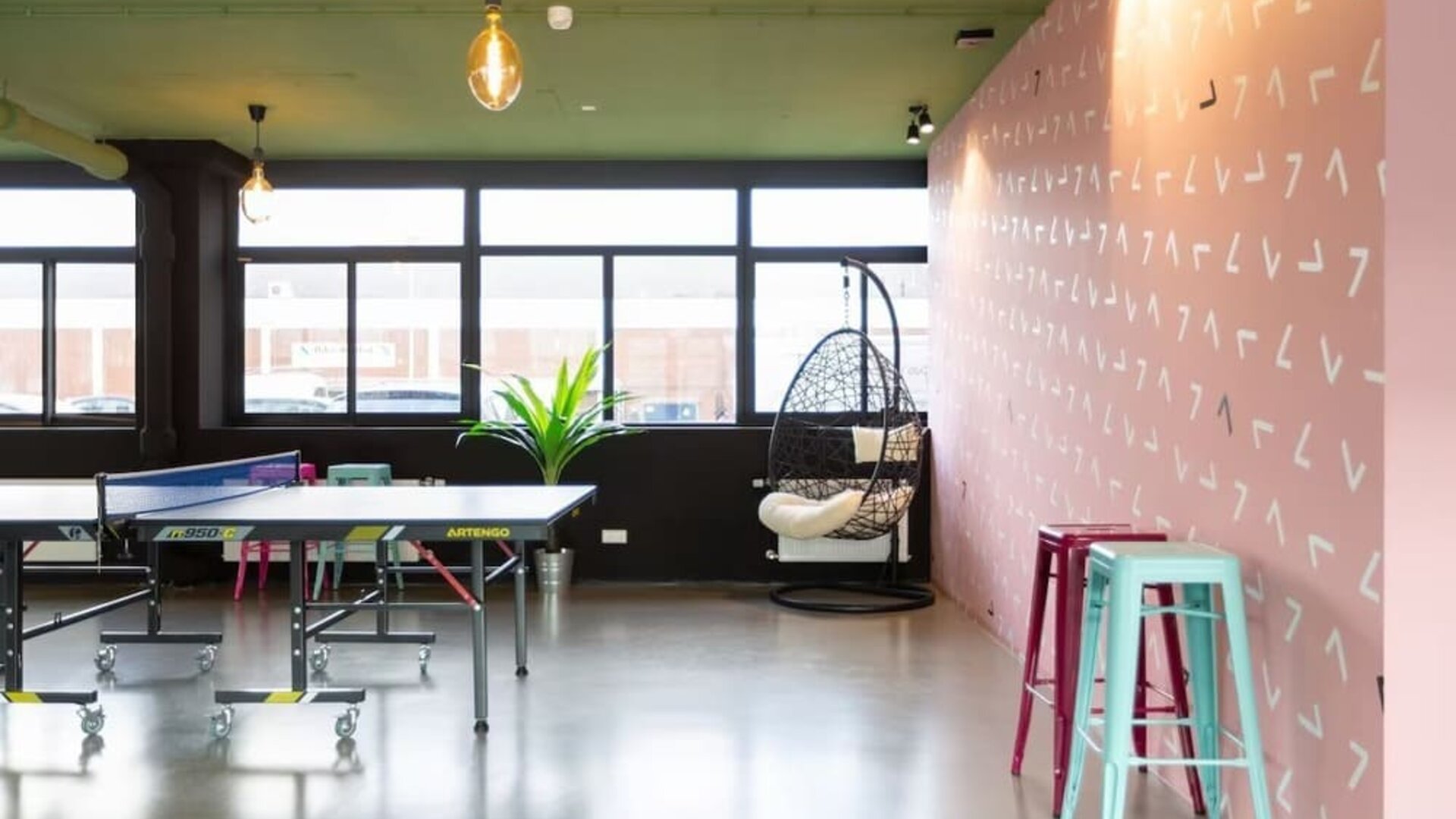 Coworking space at Urban Hotel The Golden Stork.