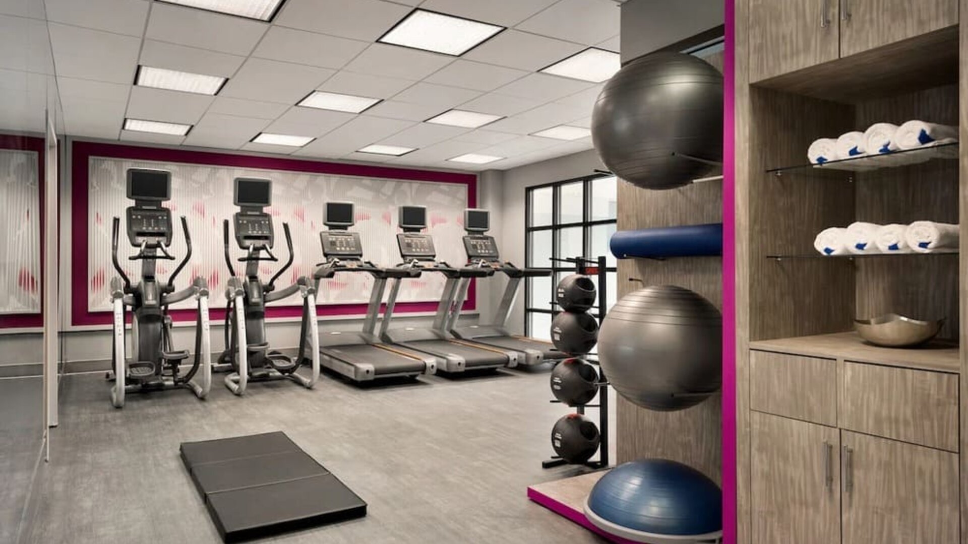 Fitness center available at Crowne Plaza Englewood.