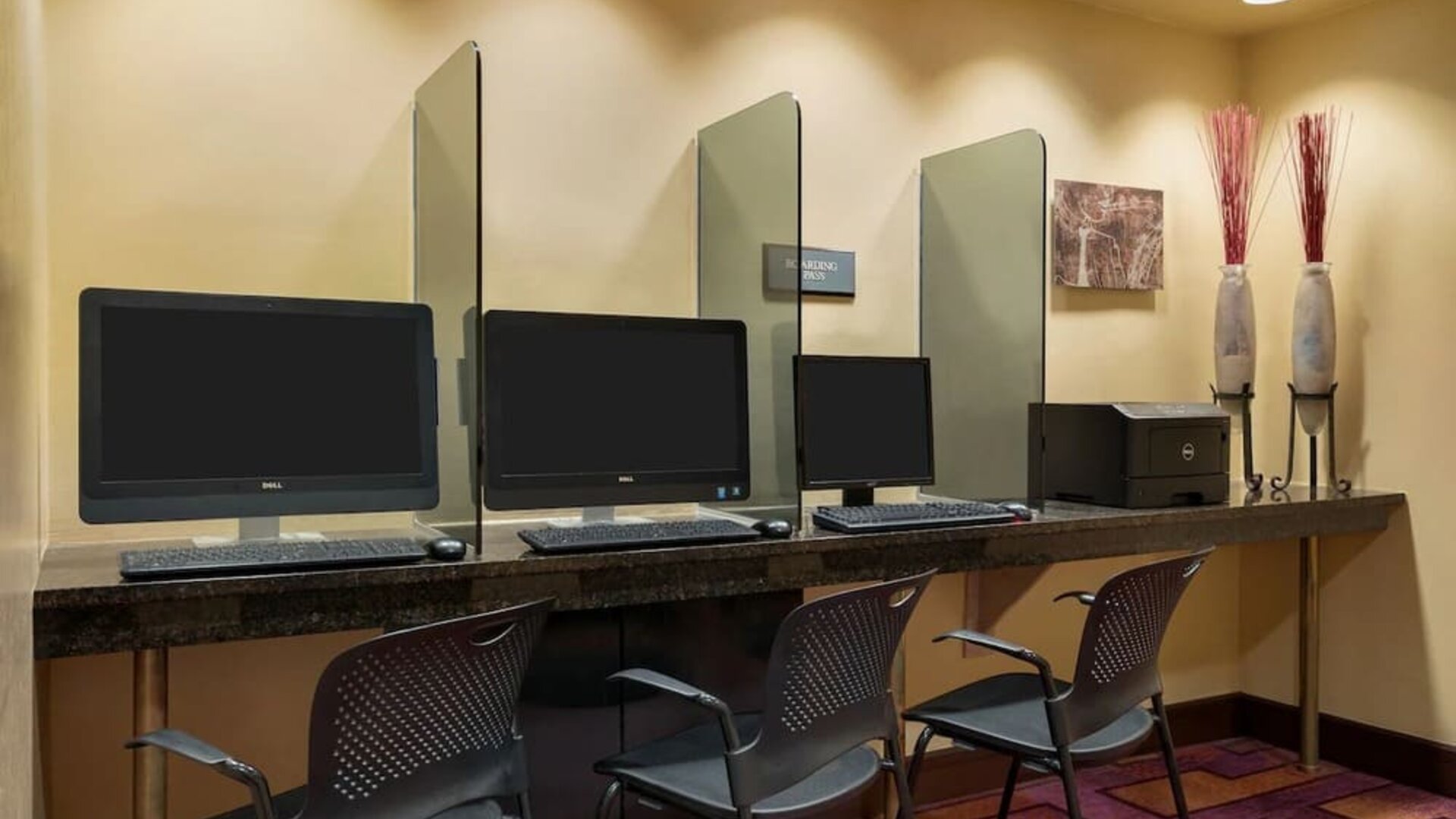 Business center available at Crowne Plaza Englewood.