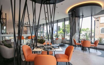 Coworking space at Spark By Hilton Luton.