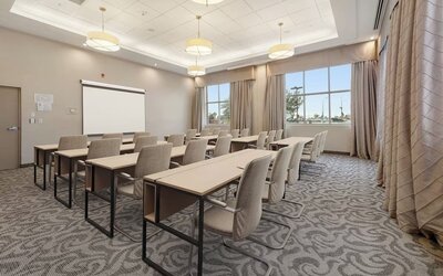 Professional meeting room at Holiday Inn Lethbridge. 
