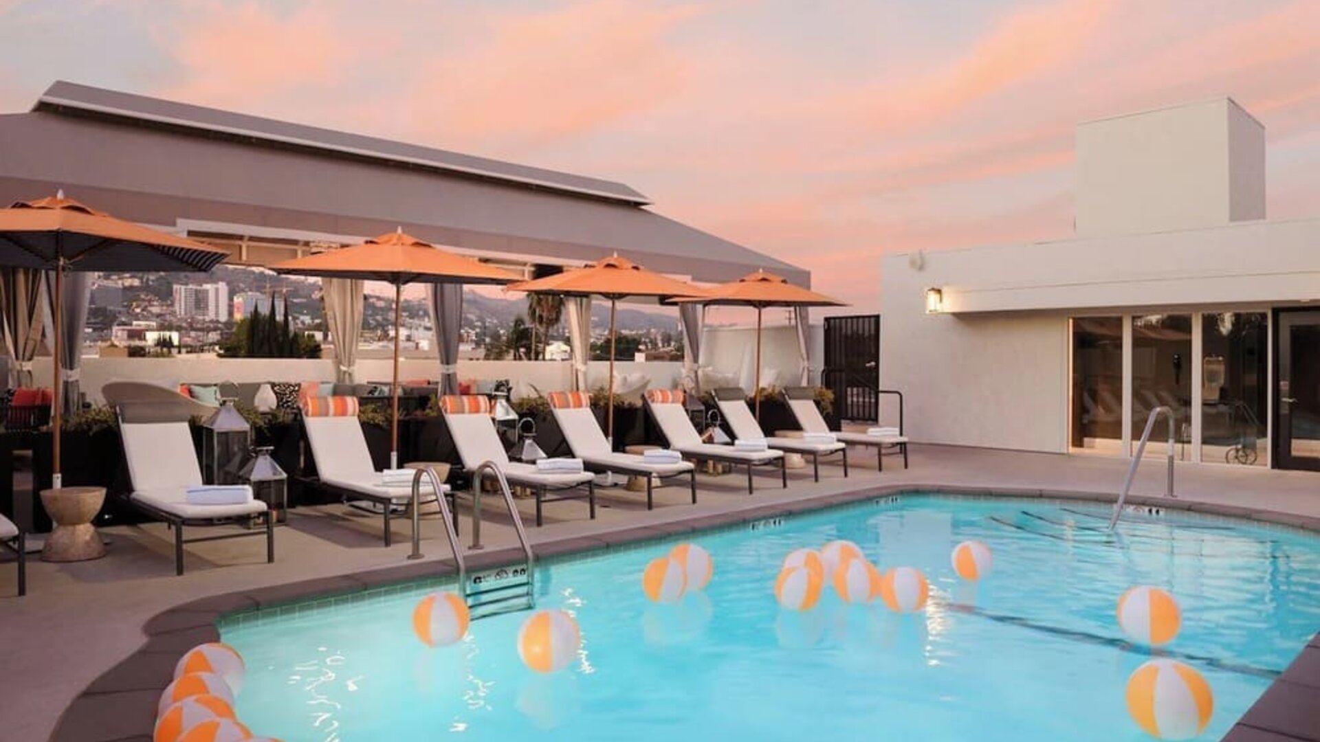 Refreshing outdoor pool at Le Parc At Melrose.