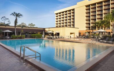 Refreshing outdoor pool at Holiday Inn Orlando SW - Celebration Area.