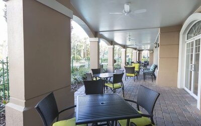 Veranda at Holiday Inn Express & Suites S Lake Buena Vista.