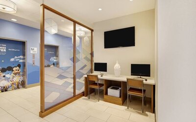 Business center available at Holiday Inn Express & Suites S Lake Buena Vista.