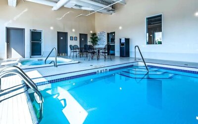 Relaxing indoor pool at Best Western Plus Winnipeg Airport.