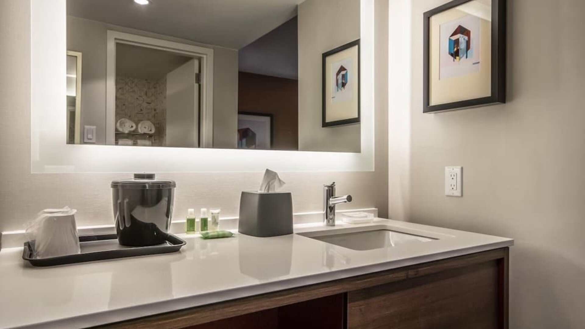 Guest bathroom at Holiday Inn St. John's Conference Centre.