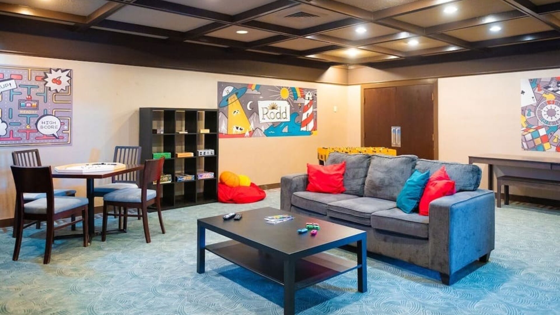 Game room at Rodd Royalty.