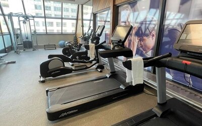 Well equipped fitness center at Atlantica Hotel Halifax.