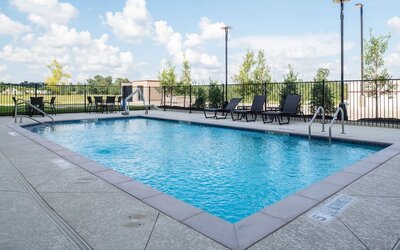 Refreshing outdoor pool at Holiday Inn Express & Suites Ruston.