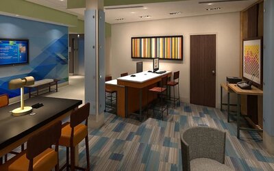 Business center available at Holiday Inn Express & Suites Ruston.