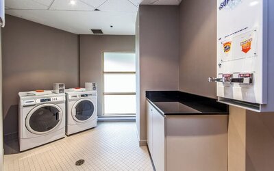 Laundry room at Holiday Inn Laval Montreal.