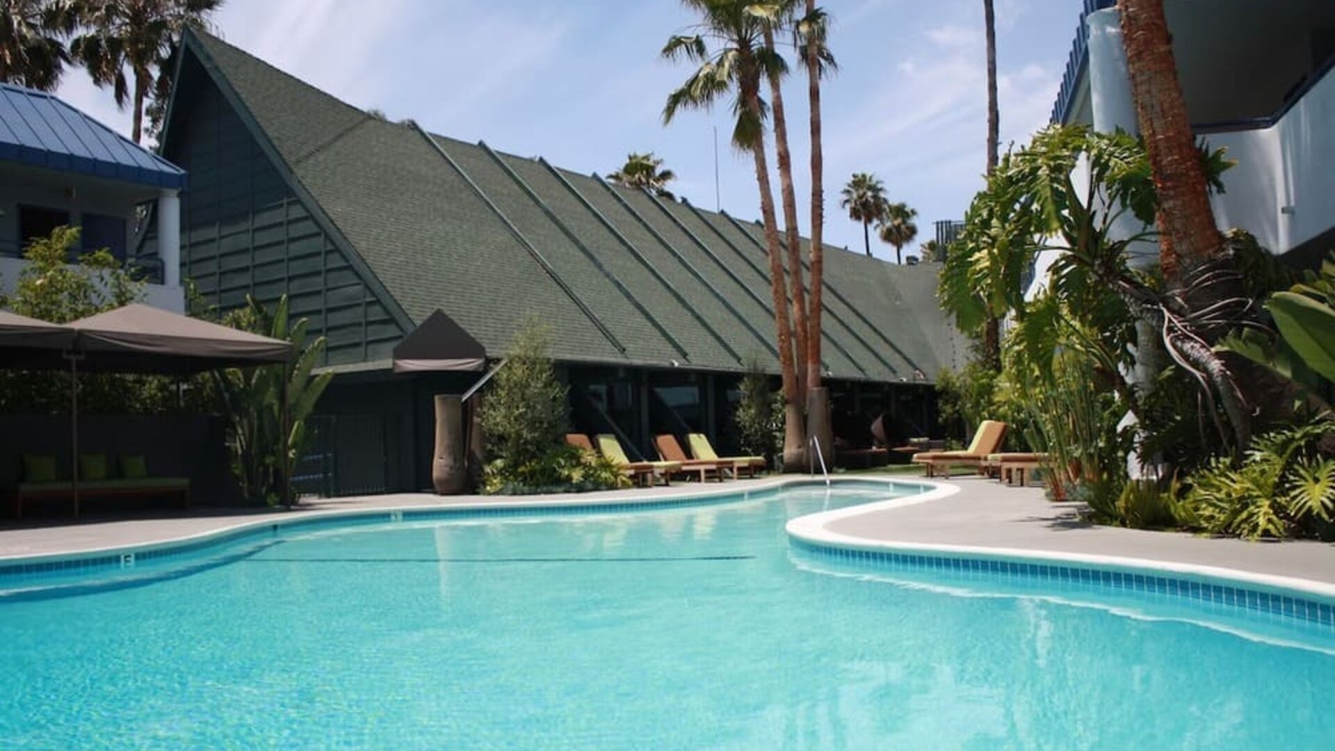 Refreshing outdoor pool at Hotel Current.