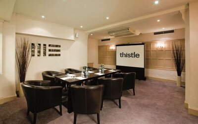 Professional meeting room at Thistle Bloomsbury Park.