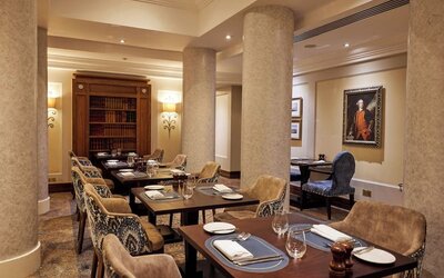 Hotel restaurant at The Royal Horseguards Hotel.