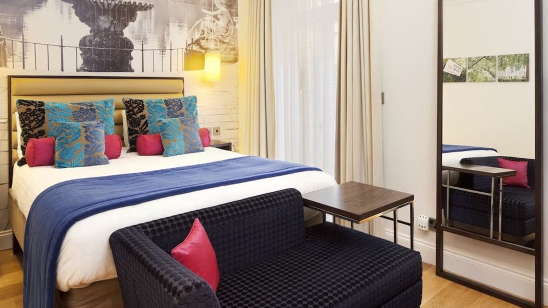 King bed at Hotel Indigo London Paddington,