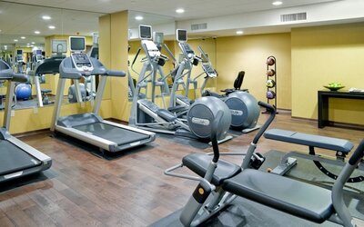 Fitness facility available at The Bostonian Boston, A Millennium Hotel.