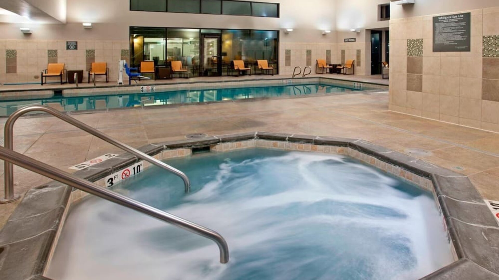 Refreshing indoor pool at Residence Inn By Marriott Portland Airport At Cascade Station.