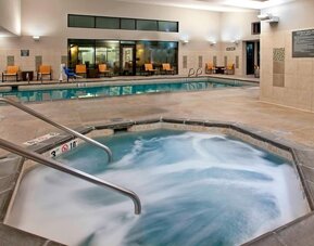 Refreshing indoor pool at Residence Inn By Marriott Portland Airport At Cascade Station.