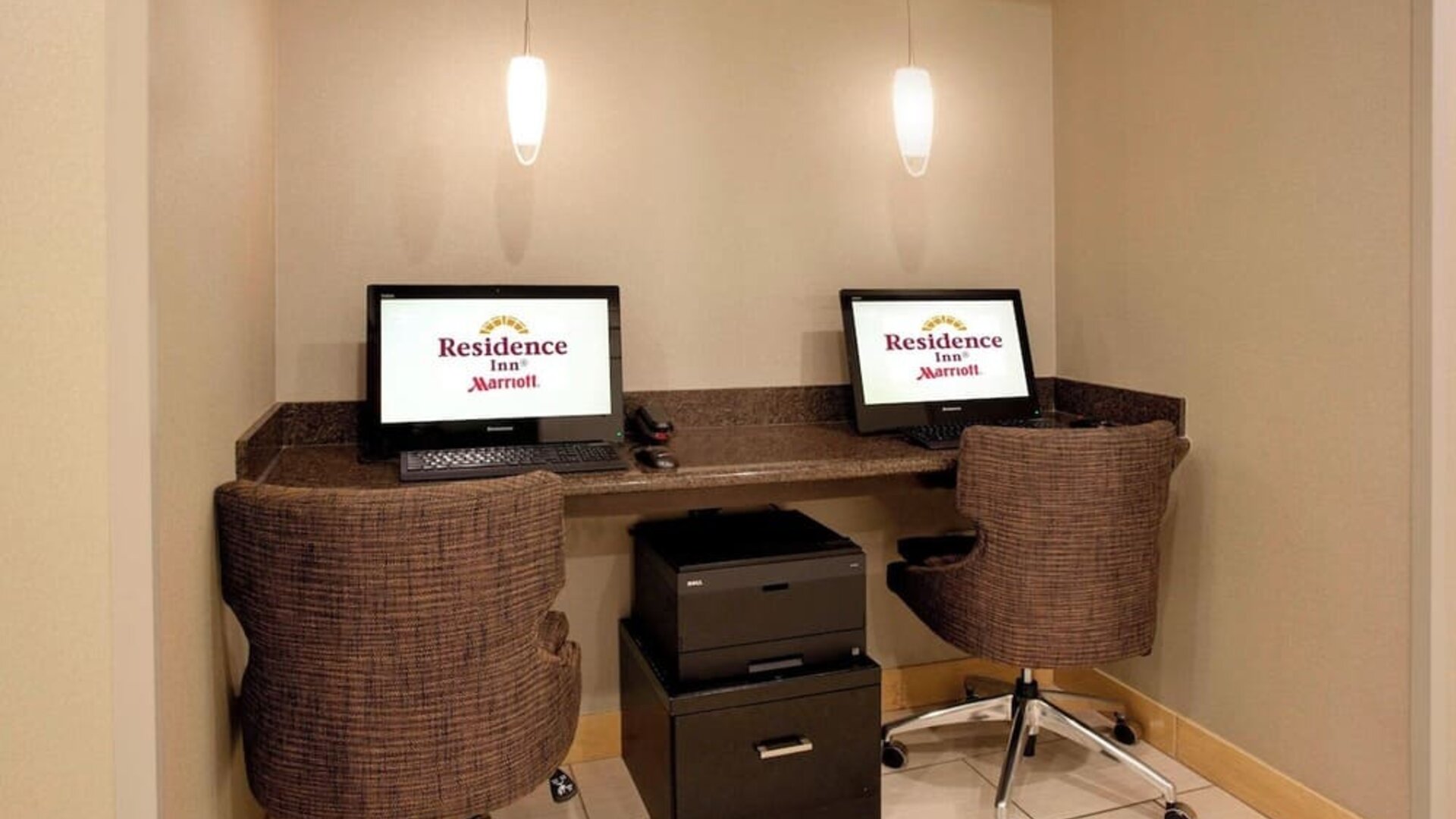 Business center available at Residence Inn By Marriott Portland Airport At Cascade Station.