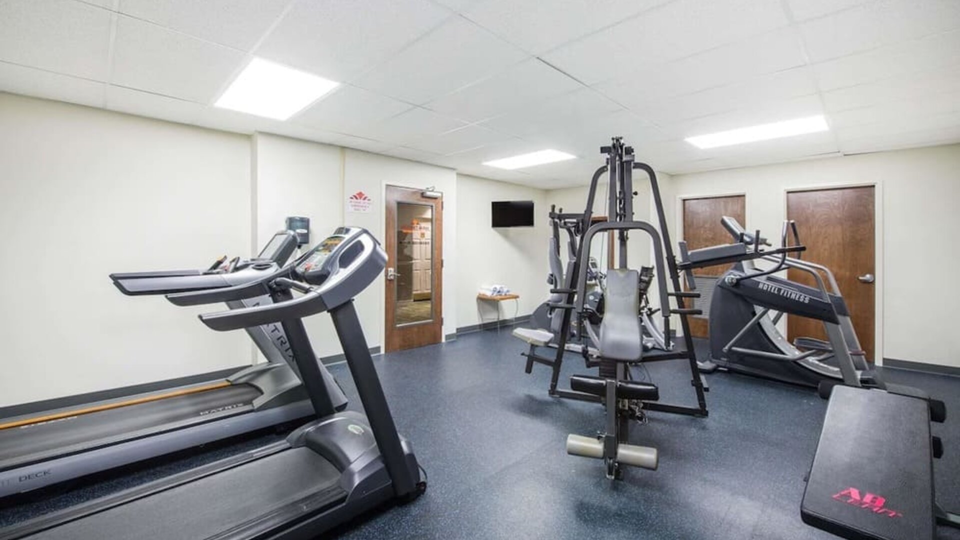 Fitness center available at Hawthorn Suites By Wyndham El Paso Airport.