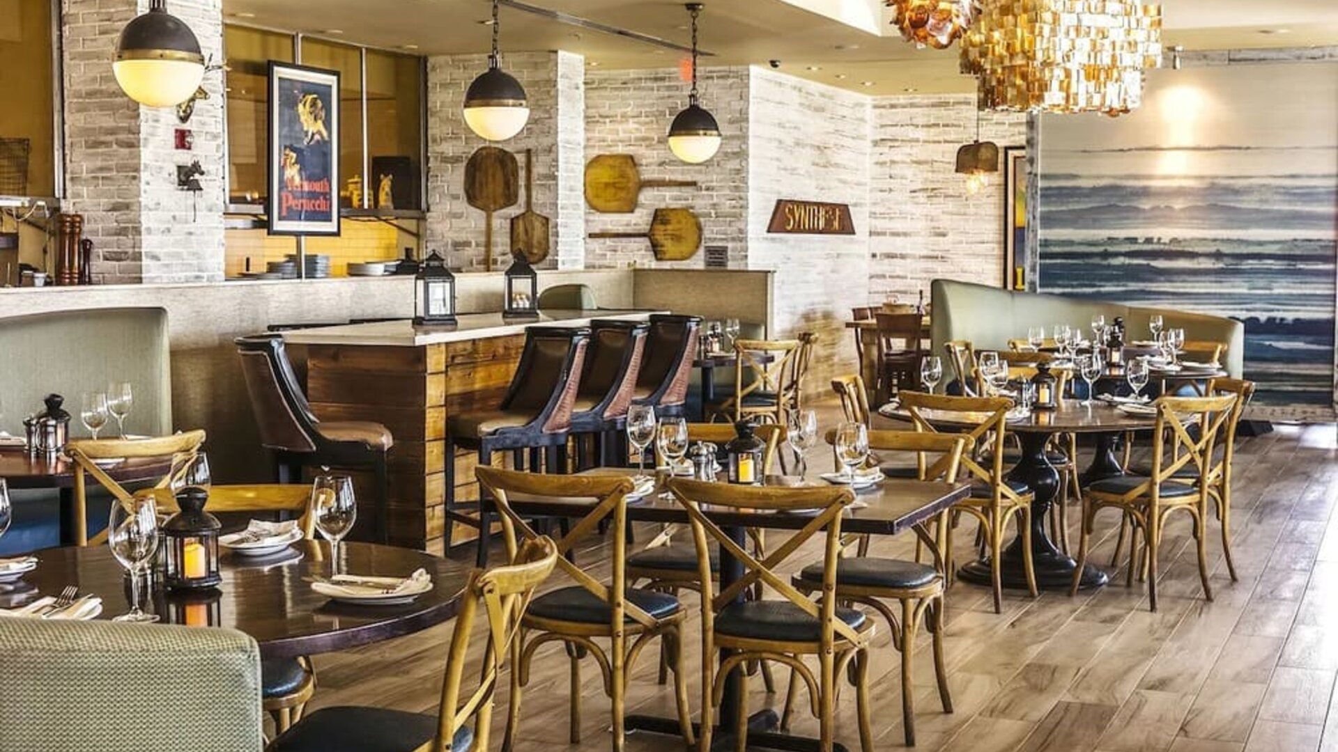 Dining area perfect for coworking at The Atlantic Hotel & Spa.