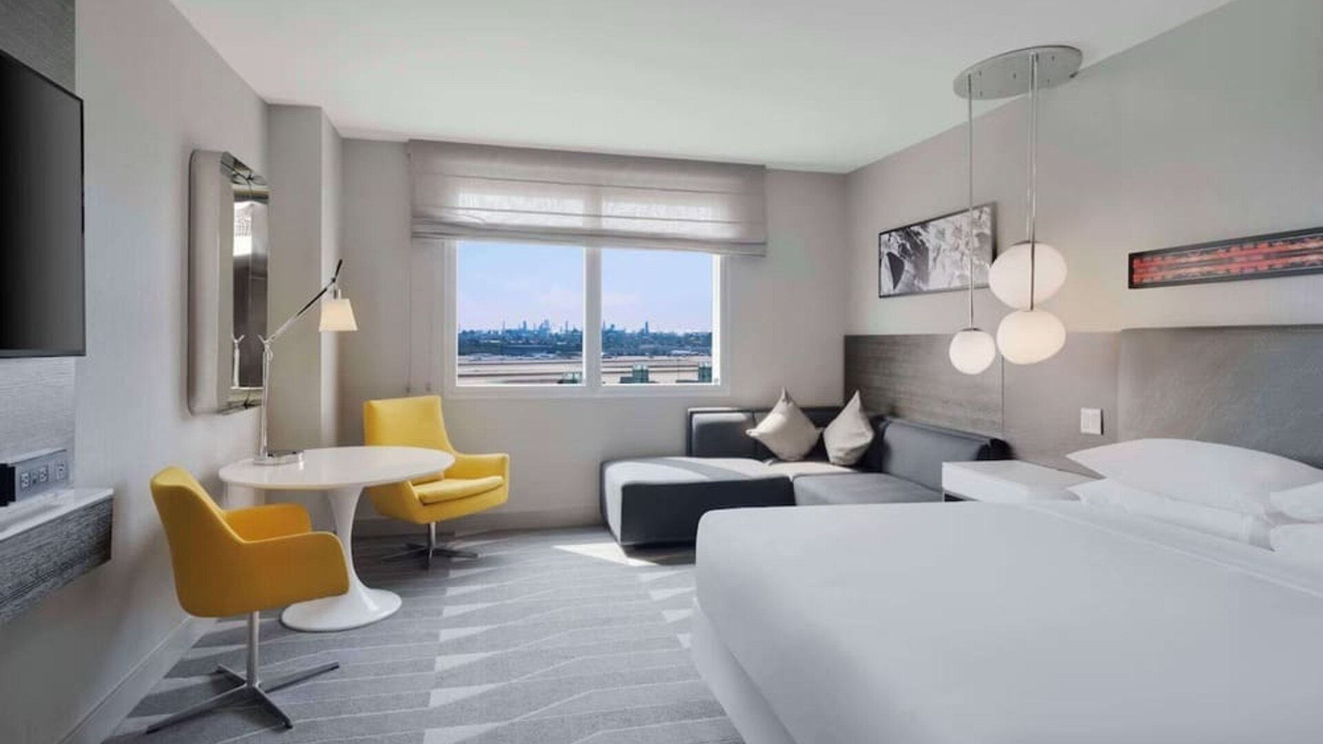 Day use room with  natural light at Hyatt Regency Los Angeles International Airport.