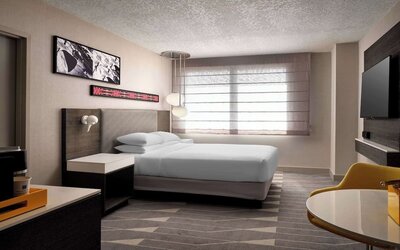 Day use room with  natural light at Hyatt Regency Los Angeles International Airport.