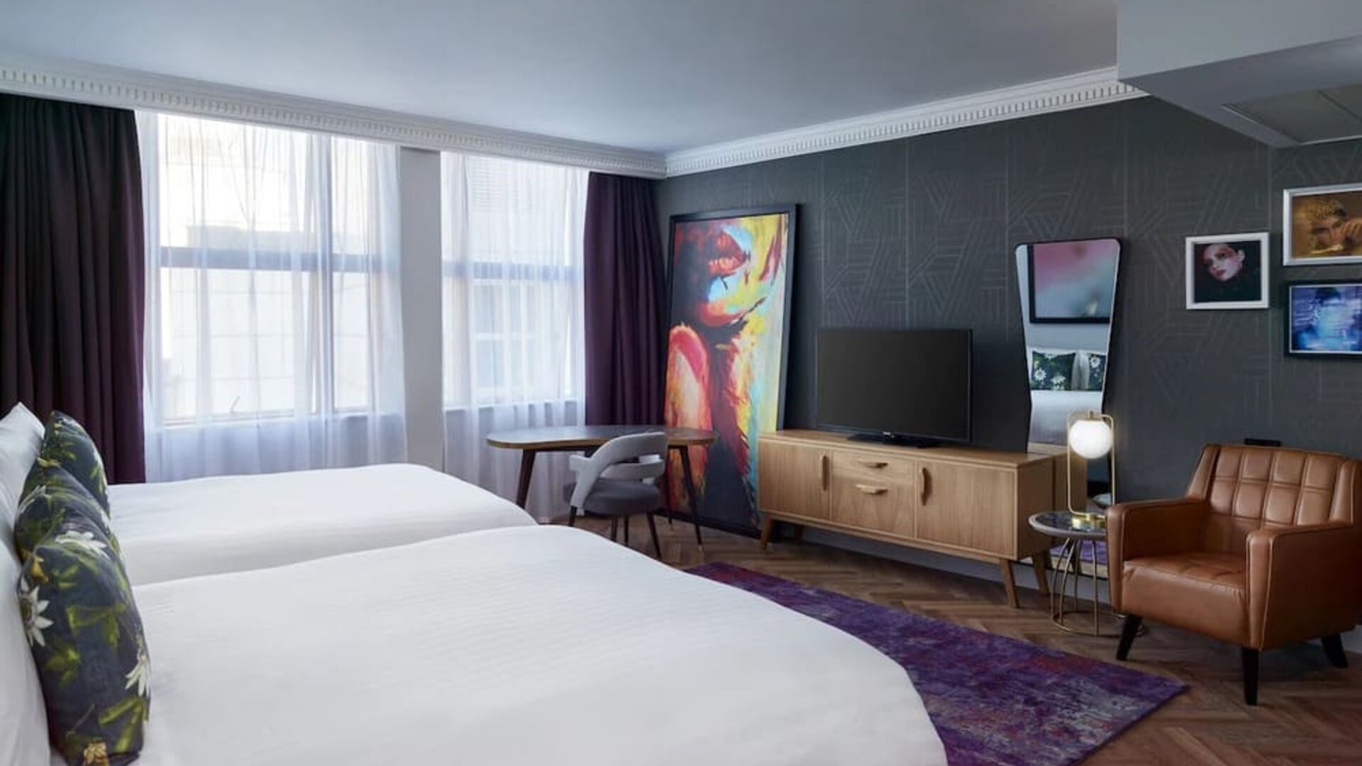 Day use twin room at NYX Hotel London Holborn By Leonardo.