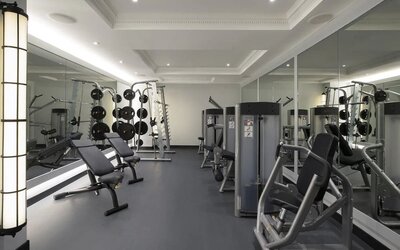 Fully equipped fitness center at NYX Hotel London Holborn By Leonardo.