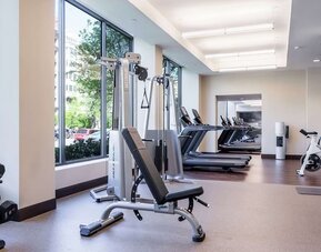 Fitness center available at Capital Hilton.