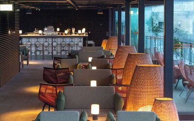 Dining room at Keight Hotel Opatija.