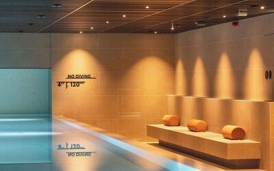 Indoor pool at Keight Hotel Opatija.