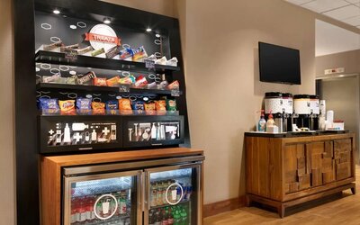 Snack bar at Hampton Inn New York - LaGuardia Airport.