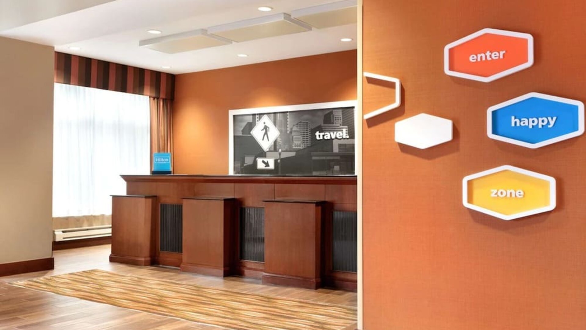 Business center at Hampton Inn New York - LaGuardia Airport.