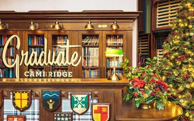 Graduate sign at Graduate By Hilton Cambridge.