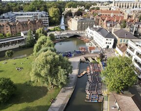 River and park views at Graduate By Hilton Cambridge.