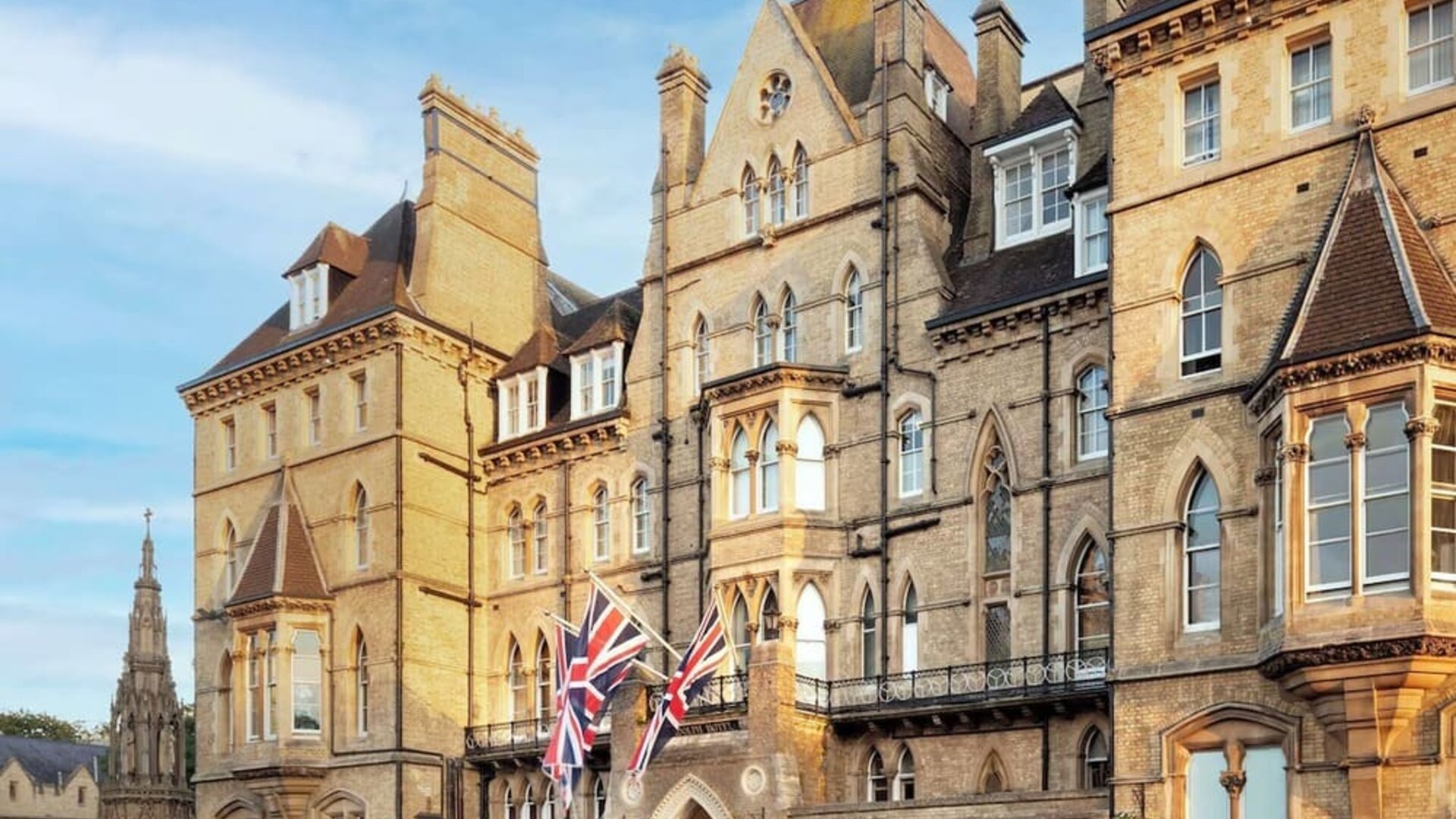 Hotel parking at The Randolph Hotel Oxford.