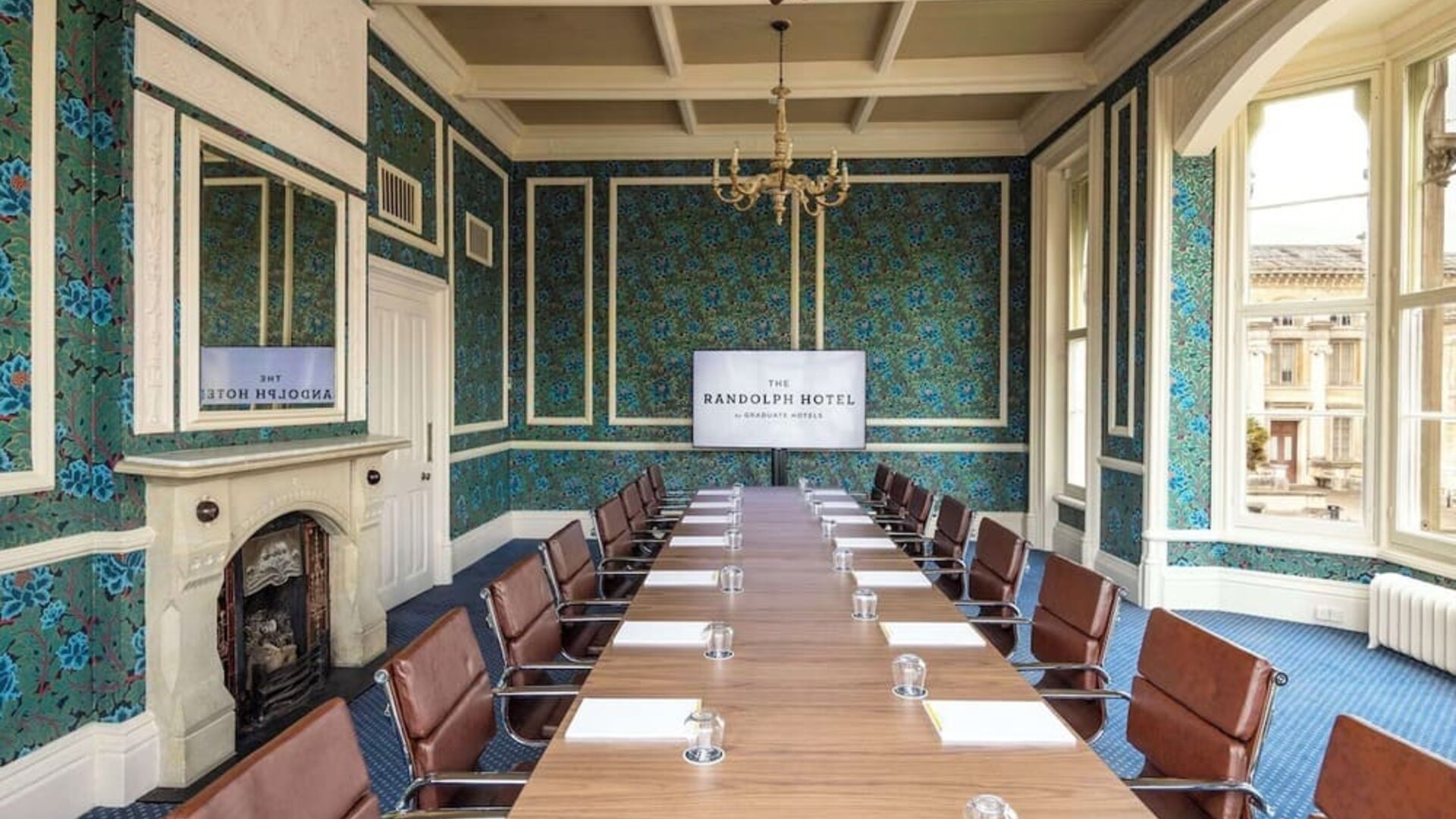 Meeting room at The Randolph Hotel Oxford.