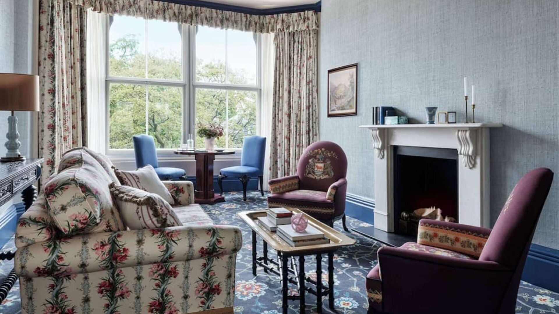 Hotel chimney at The Randolph Hotel Oxford.