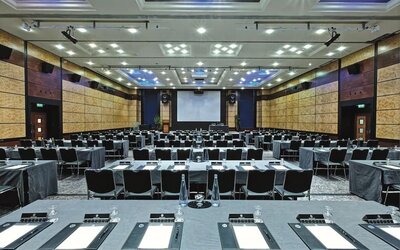 Conference room at Leonardo Royal Hotel London City.