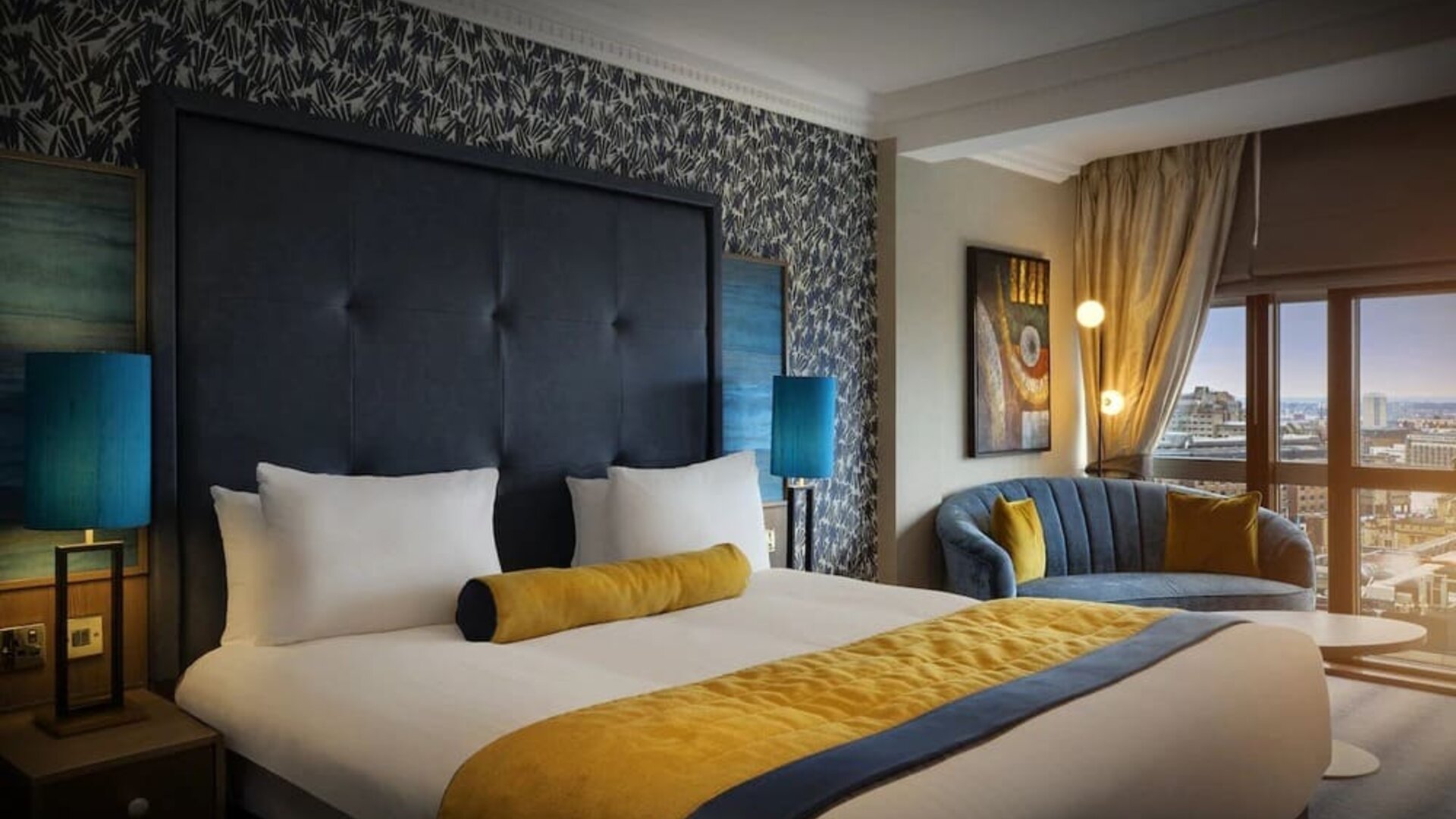 King room at Leonardo Royal Hotel London City.