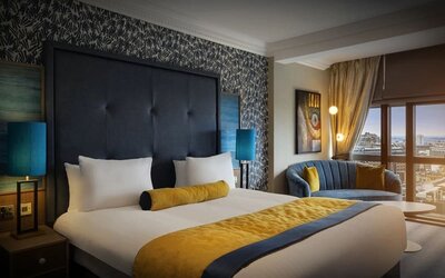 King room at Leonardo Royal Hotel London City.
