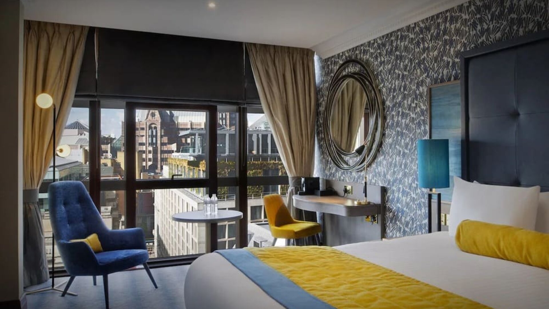 Day use room with work desk at Leonardo Royal Hotel London City.