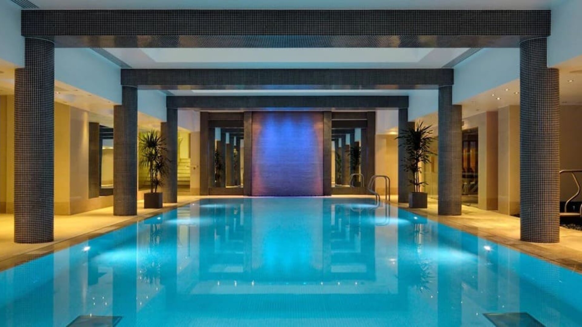 Relaxed interior heated pool at Leonardo Royal St Paul's Hotel.