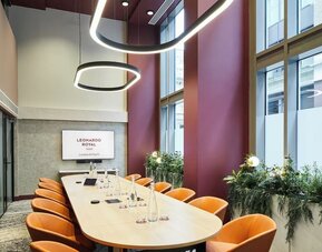 Stylish meeting room at Leonardo Royal St Paul's Hotel.