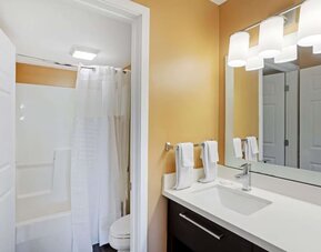 Guest bathroom at MainStay Suites Mt. Laurel - Philadelphia.