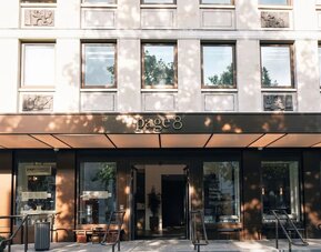 Hotel entrance at Page8, Page Hotels.